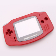 Complete Housing Shell Cover Case Replacement for GBA - Red