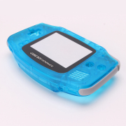 Housing Shell Cover Case with Buttons and Outer Screen Frame for GameBoy Advance GBA console - Transparent 03