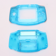 Housing Shell Cover Case with Buttons and Outer Screen Frame for GameBoy Advance GBA console - Transparent 05
