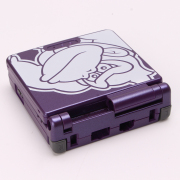 Complete Clear Housing Shell Cover Case Replacement for GBA SP - King Kong Purple 03