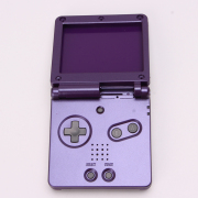 Complete Clear Housing Shell Cover Case Replacement for GBA SP - King Kong Purple 04