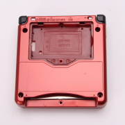 Complete Clear Housing Shell Cover Case Replacement for GBA SP - Swiss Game Edition Red 02