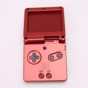 Complete Clear Housing Shell Cover Case Replacement for GBA SP - Swiss Game Edition Red 03