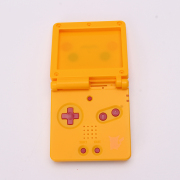 Complete Clear Housing Shell Cover Case Replacement for GBA SP - Pikachu Yellow 03