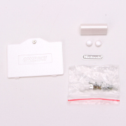 Complete Clear Housing Shell Cover Case Replacement for GBA SP - Rip Curl White 06