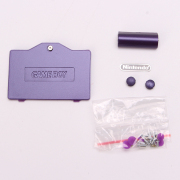 Complete Clear Housing Shell Cover Case Replacement for GBA SP - Mario Purple 06