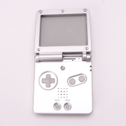 Complete Clear Housing Shell Cover Case Replacement for GBA SP - Silver 03
