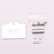 Complete Clear Housing Shell Cover Case Replacement for GBA SP - Silver 06