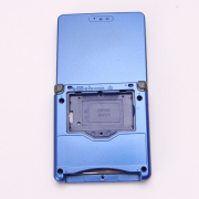 Complete Clear Housing Shell Cover Case Replacement for GBA SP - Deep Blue 04