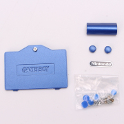 Complete Clear Housing Shell Cover Case Replacement for GBA SP - Deep Blue 06
