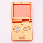 Complete Clear Housing Shell Cover Case Replacement for GBA SP - Orange 03