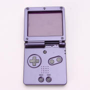 Complete Clear Housing Shell Cover Case Replacement for GBA SP - Purple 04