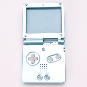Complete Clear Housing Shell Cover Case Replacement for GBA SP - Deep Blue 04