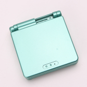 Complete Clear Housing Shell Cover Case Replacement for GBA SP - Cyan