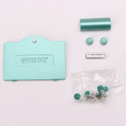 Complete Clear Housing Shell Cover Case Replacement for GBA SP - Cyan 06