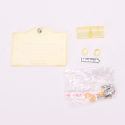 Complete Clear Housing Shell Cover Case Replacement for GBA SP - Clear Yellow 06