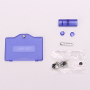 Complete Clear Housing Shell Cover Case Replacement for GBA SP - Clear Deep Purple 06