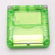 Complete Clear Housing Shell Cover Case Replacement for GBA SP - Clear Green 02