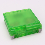 Complete Clear Housing Shell Cover Case Replacement for GBA SP - Clear Green 03