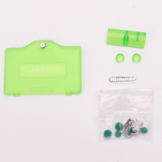 Complete Clear Housing Shell Cover Case Replacement for GBA SP - Clear Green 06
