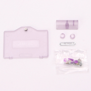 Complete Clear Housing Shell Cover Case Replacement for GBA SP - Clear Light Purple 06
