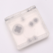 Complete Clear Housing Shell Cover Case Replacement for GBA SP - Clear White