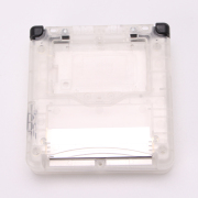 Complete Clear Housing Shell Cover Case Replacement for GBA SP - Clear White 02