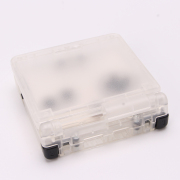 Complete Clear Housing Shell Cover Case Replacement for GBA SP - Clear White 03