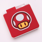 Complete Clear Housing Shell Cover Case Replacement for GBA SP - Red Mario Mushroom
