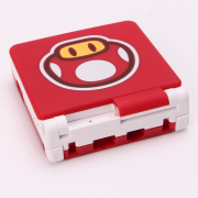 Complete Clear Housing Shell Cover Case Replacement for GBA SP - Red Mario Mushroom 03