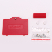Complete Clear Housing Shell Cover Case Replacement for GBA SP - Red Mario Mushroom 06