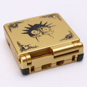 Complete Clear Housing Shell Cover Case Replacement for GBA SP - Golden Eye of Zelda 03