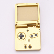Complete Clear Housing Shell Cover Case Replacement for GBA SP - Golden Eye of Zelda 04