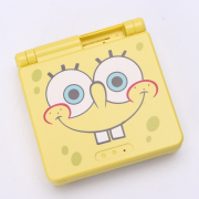 Complete Clear Housing Shell Cover Case Replacement for GBA SP - Spongebob