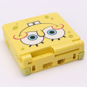 Complete Clear Housing Shell Cover Case Replacement for GBA SP - Spongebob 05