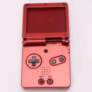 Complete Clear Housing Shell Cover Case Replacement for GBA SP - Char Zznable Custom 03