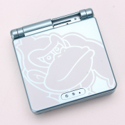 Complete Clear Housing Shell Cover Case Replacement for GBA SP - King Kong Blue