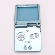 Complete Clear Housing Shell Cover Case Replacement for GBA SP - King Kong Blue 03