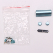 Complete Clear Housing Shell Cover Case Replacement for GBA SP - King Kong Blue 06