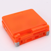 Complete Clear Housing Shell Cover Case Replacement for GBA SP - Clear Orange 03