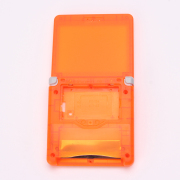 Complete Clear Housing Shell Cover Case Replacement for GBA SP - Clear Orange 05