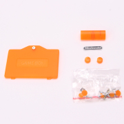 Complete Clear Housing Shell Cover Case Replacement for GBA SP - Clear Orange 06