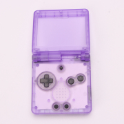 Complete Clear Housing Shell Cover Case Replacement for GBA SP - Clear Purple 04
