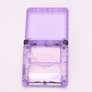 Complete Clear Housing Shell Cover Case Replacement for GBA SP - Clear Purple 05