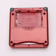 Complete Clear Housing Shell Cover Case Replacement for GBA SP - Gulaton Red 02