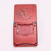 Complete Clear Housing Shell Cover Case Replacement for GBA SP - Gulaton Red 05