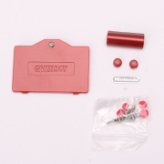 Complete Clear Housing Shell Cover Case Replacement for GBA SP - Gulaton Red 06