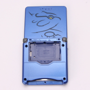 Complete Clear Housing Shell Cover Case Replacement for GBA SP - The Hague Emperor Blue 05