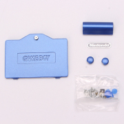 Complete Clear Housing Shell Cover Case Replacement for GBA SP - The Hague Emperor Blue 06