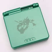 Complete Clear Housing Shell Cover Case Replacement for GBA SP - Emerald